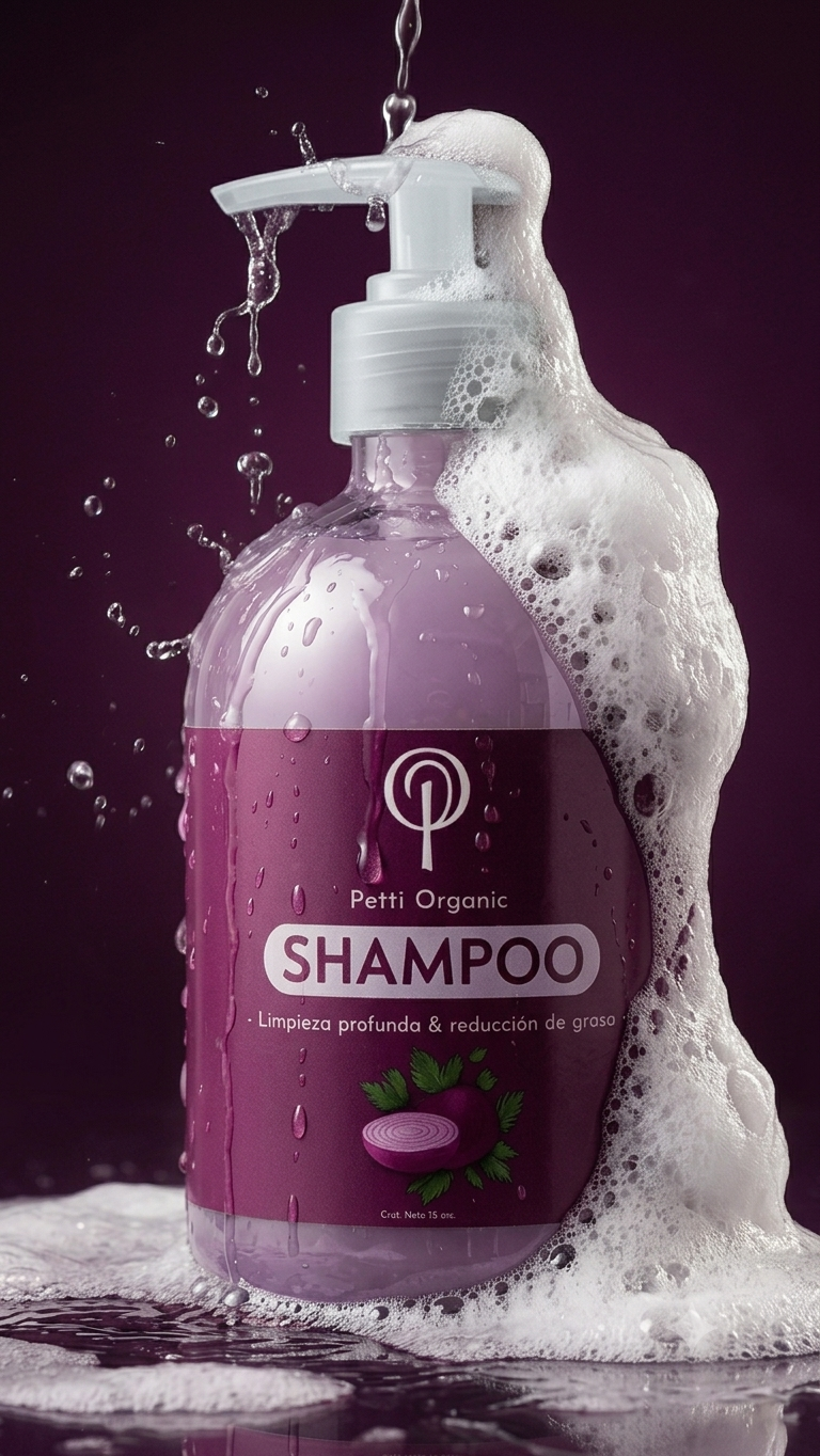 Shampoo Cebolla Roja Petti Organic - vista 1