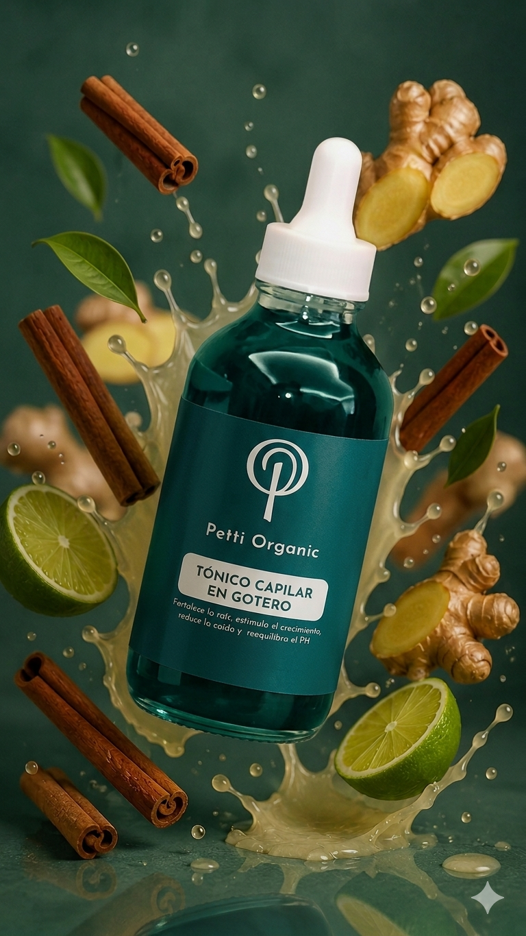 Tónico Capilar en Gotero Petti Organic